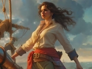 dziewczyna pirat na statku dziewczyna pirat na statku