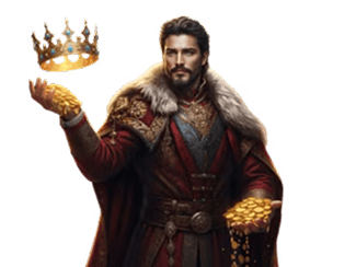 baner z rycerzem na stronie Kyngs Casino