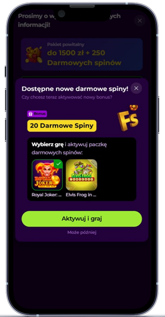 free spins od SpinMama Casino