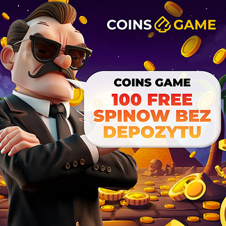 Oferta od CoinsGame: darmowe spiny bez depozytu za rejestrację
